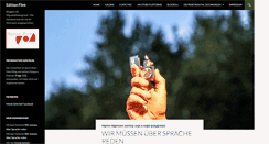 Desktop Screenshot of edition-flint.de