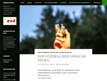 Tablet Screenshot of edition-flint.de